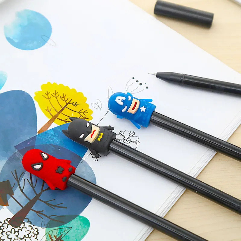 12 шт. креативная гелевая ручка в стиле аниме милый крутой каваи мультфильм