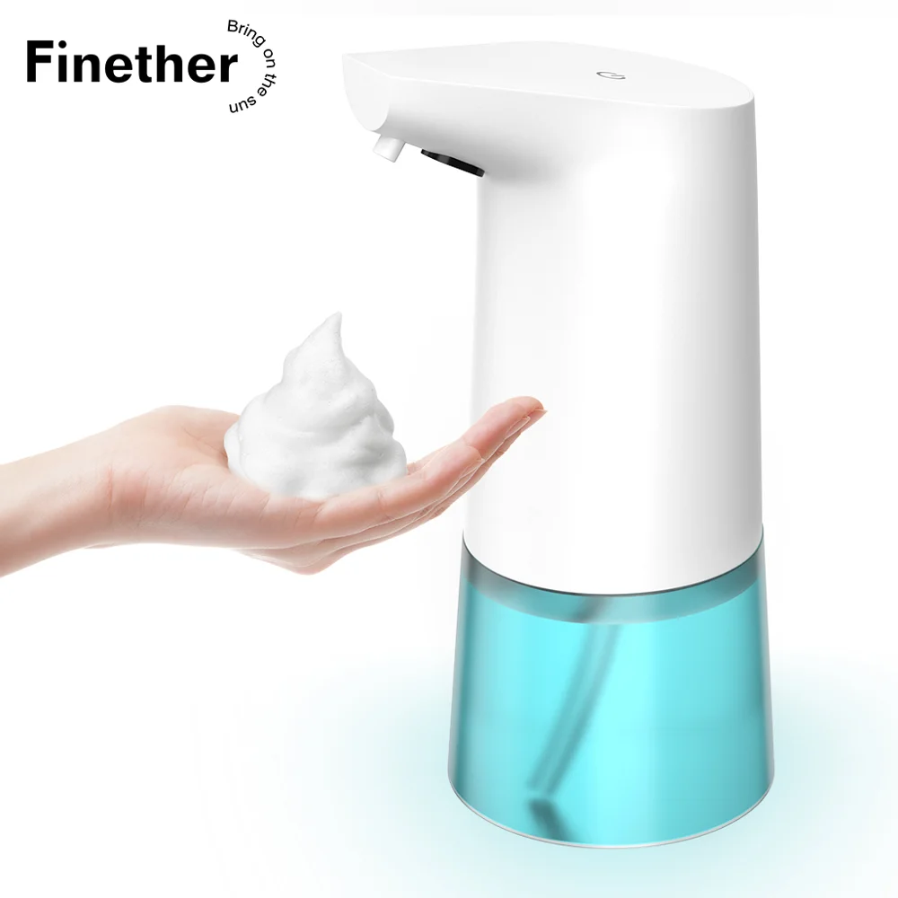 Finether 350 мл инфракрасный чувствительный автоматический портативный дозатор мыла для ванной комнаты кухни балкона без шума низкий раздатчик мощности