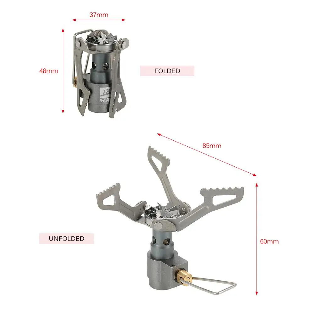 

335ml Titanium Double Wall Insulated Tea Cup Coffee Mug Folding Mini Camping Gas Stove Burner Outdoor Camping Hiking Picnic Tool