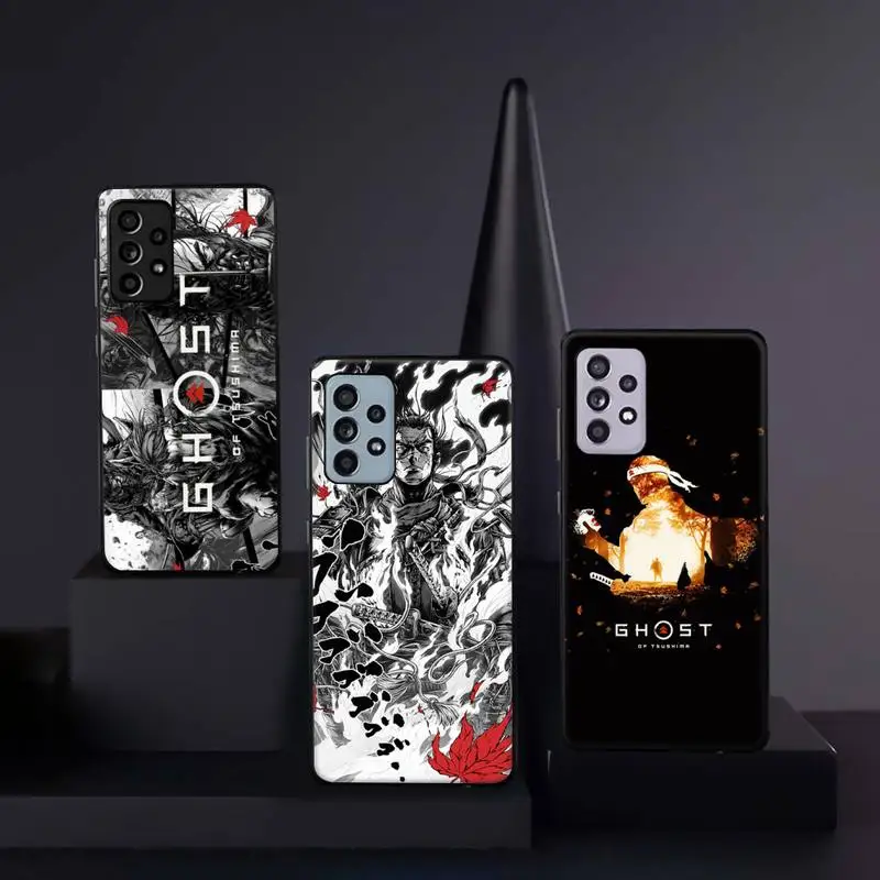 

Ghost of Tsushima Phone Case For Samsung A51 A32 A52 A71 A50 A12 A21S S10 S20 S21 Plus Fe Ultra