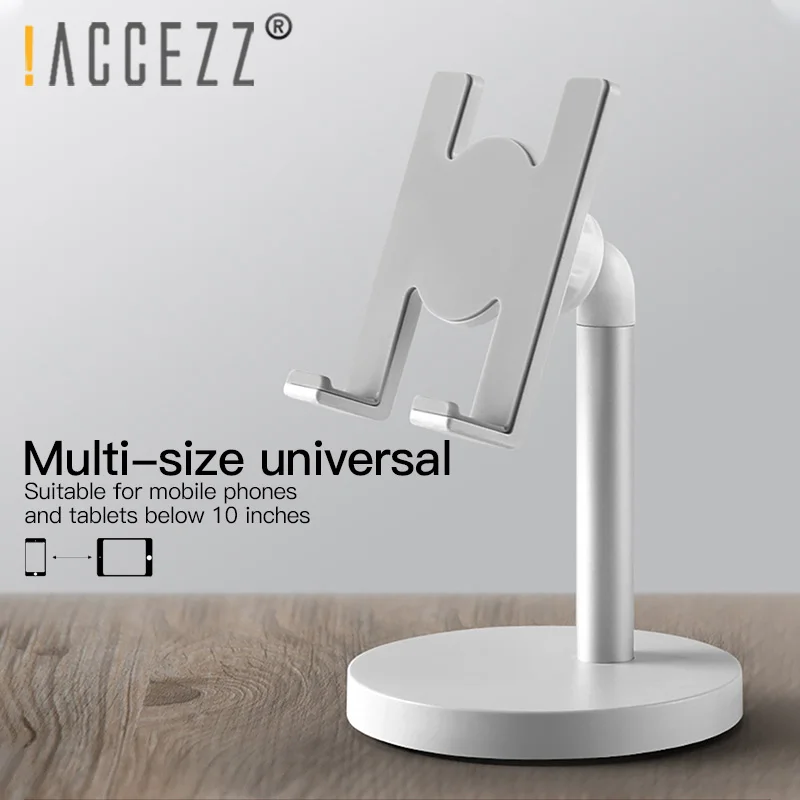 

!ACCEZZ Desk Phone Holder For iPhone 11 XR 7 8 Xiaomi mi9 Huawei P30 Samsung S9 Tablets Universal Adjustable Mobile Phone Stands