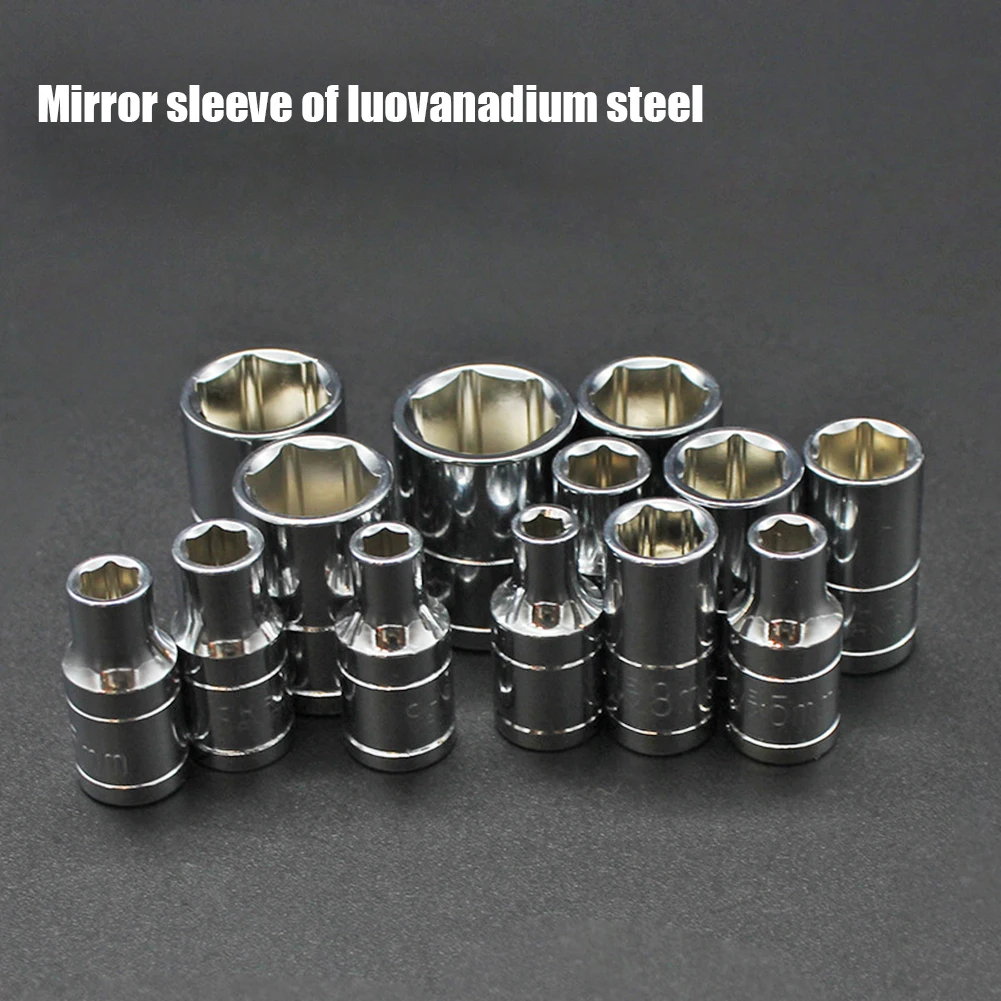 

46pcs Socket Set Quick Ratchet Casing Wrench Repair Screwdriver Combination Toolbox Slotted Cross Batch Head