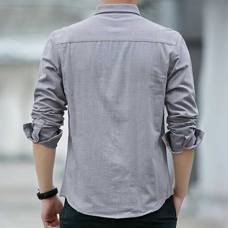 TFETTERS новая брендовая роскошная мужская рубашка деловая для отдыха с длинным