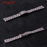 heimdallr watch parts solid 20mm width brushed stainless steel bracelet milled clasp suitable for diver watch