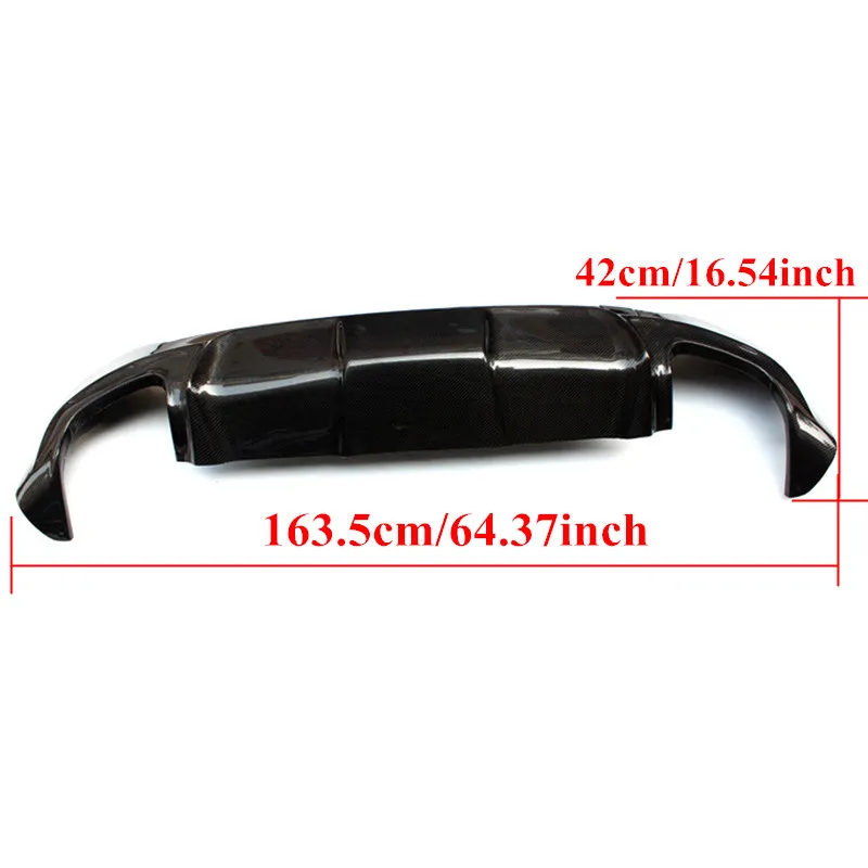 

Rear Bumper Diffuser Lip Spoiler For B-MW X4 F26 M Sport 2014-2017 xDrive35i Real Carbon Fiber Rear Diffuser