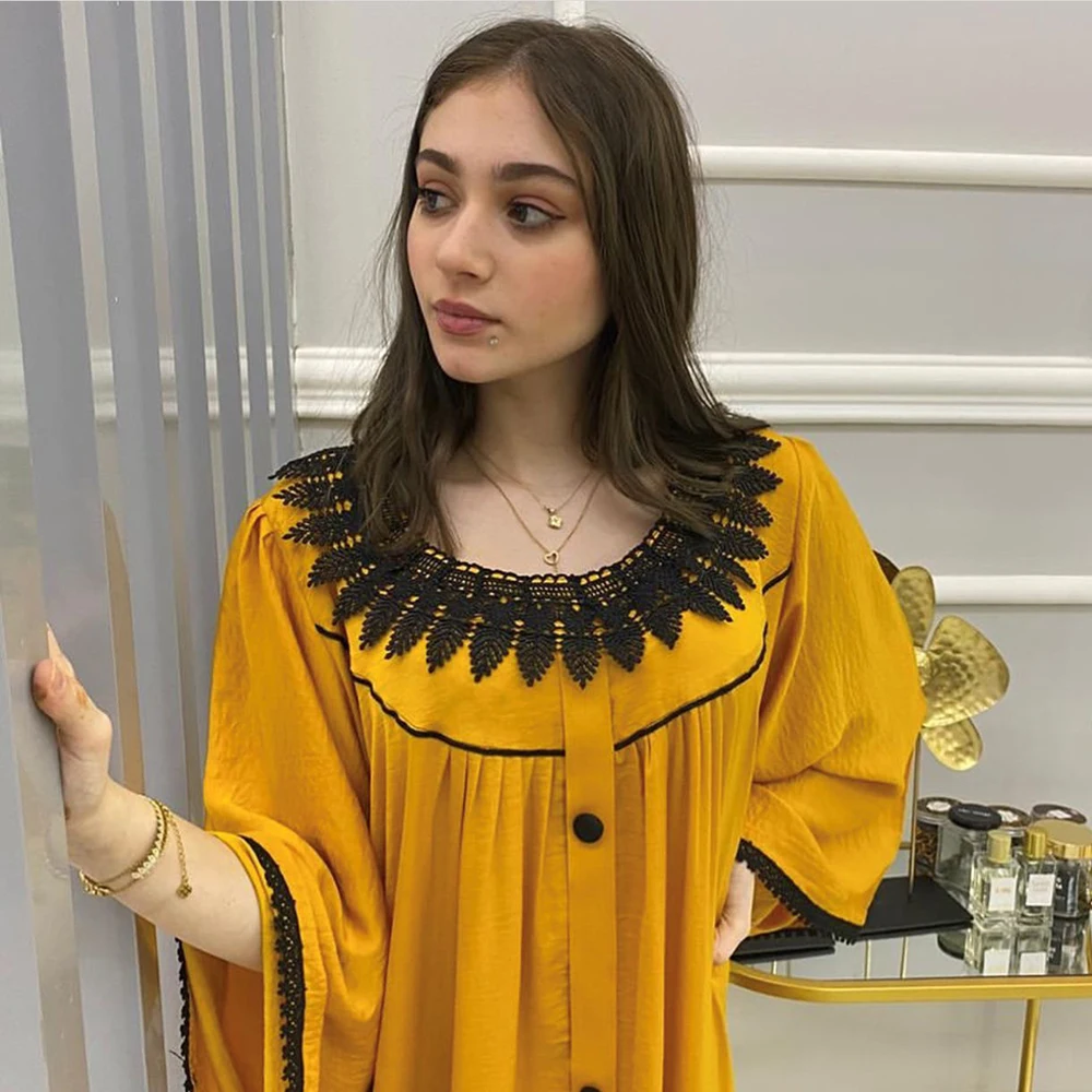 

Kaftan Abaya Dubai Turkey Muslim Fashion Dress Islam Clothing Long Dresses Abayas For Women Robe Vetement Femme Vestidos Largos