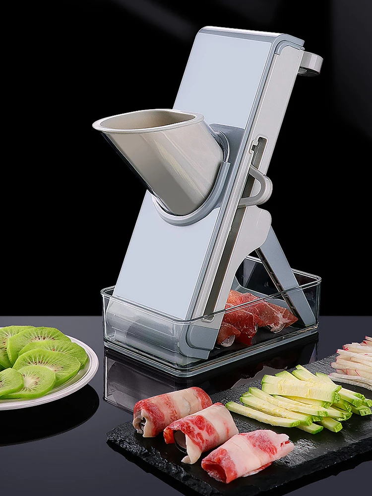 

Stainless Steel Hand Crank Vegetable Fruit Cutter Slicer Manual Grater Peeler Kitchen Supplies Tool Multifunctional Food Chopper
