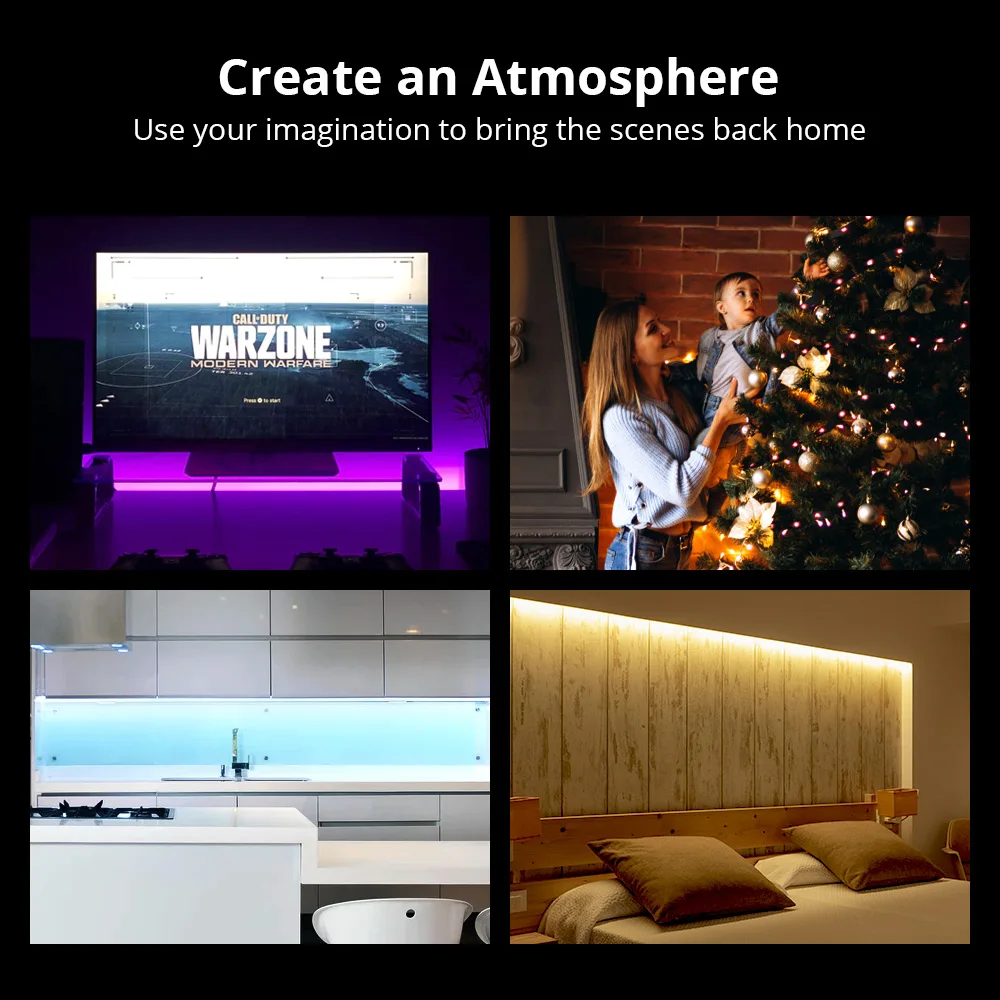 SONOFF L1 Lite Smart Wifi LED Light Strip 5M Dimmable EU/ US WiFi Flexible RGB Lights APP Remote Control Work with Alexa | Электроника