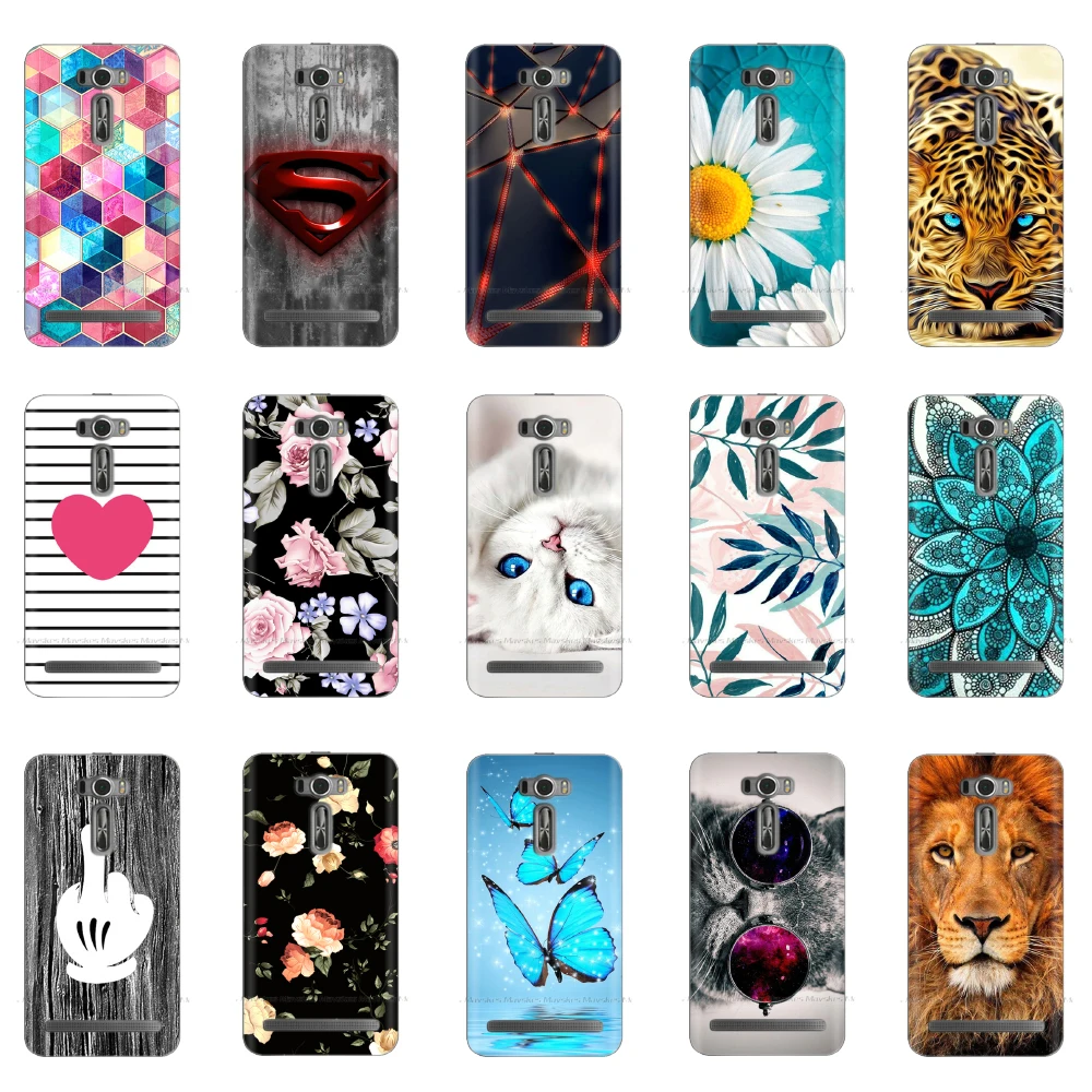 

Soft TPU Case FOR Asus Zenfone 2 laser ZE500KL ZE500KG Case Cover Silicone Back For Asus Zenfone 2 laser Case Phone Coque Para