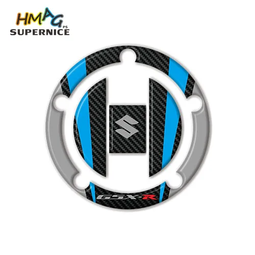 

3D Carbon Fiber Fuel Tank Cover Cap Sticker For GSXR GSX-R 600 750 1000 GSX1300R SV1000 SV650 Racing Motorcycle Decal