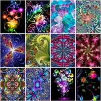 full square round diamond painting mandala cross stitch color abstract 5d diamond embroidery rhinestone of picture home decor