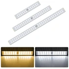 Беспроводной пассивный инфракрасный датчик движения, светодиодный светильник для шкафа 6, 10, 24, 40, 60 светодиодный Ночной светильник, без USB аккумуляторная Ночная лампа, для кухонного шкафа