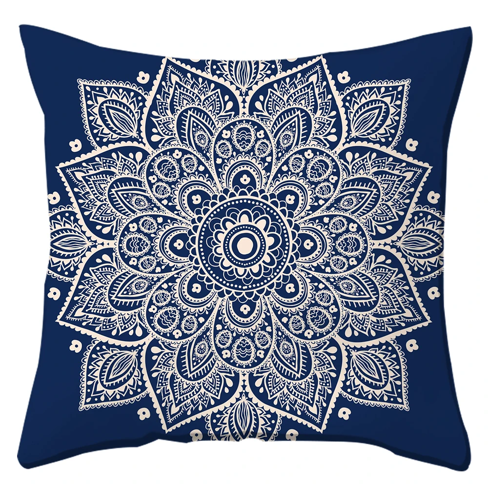 Homesky Мандала Цветочный узор наволочка полиэстер богемная для подушки украшение