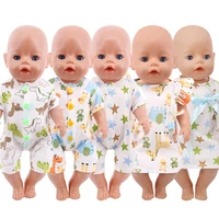 doll baby clothes rompers jumpsuits dress for 18 inch american of girs43cm baby new born doll reborn zaps our generation toy