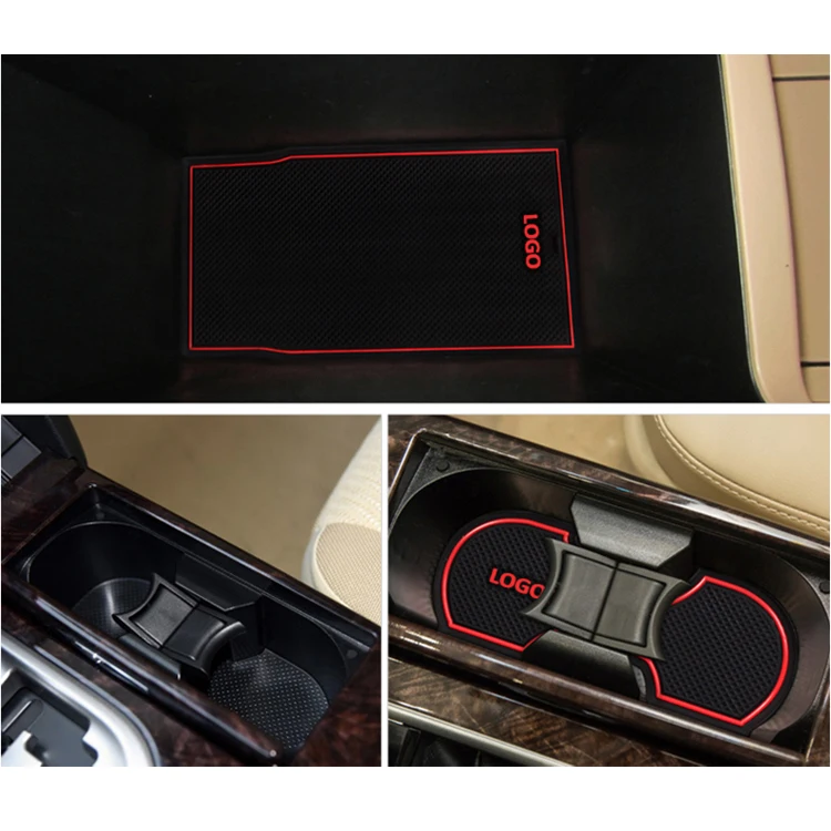 Anti-Dirty Pad For Toyota Camry 2012-2017 7 Gen XV50 Altis Aurion 50 MK7 Door Groove Gate Slot Coaster Anti-Slip Mat |