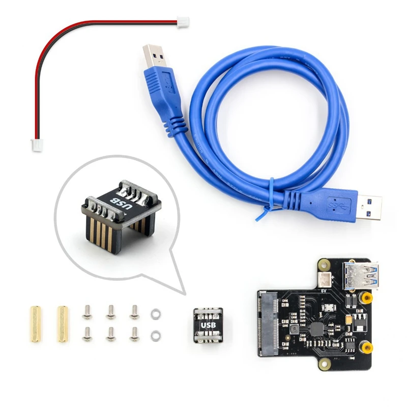 Плата расширения для SSD-диска mSATA Raspberry Pi X850 USB 3 0 поддерживает ТБ 3B +/3B | Компьютеры и