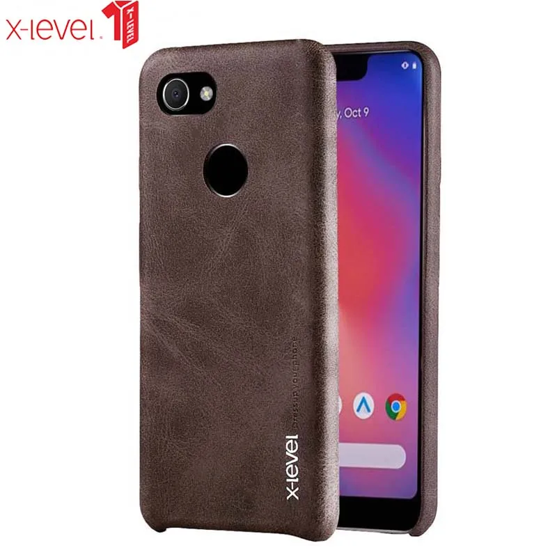 Для Pixel 3A чехол X-level роскошная винтажная Обложка на заднюю панель из искусственной кожи чехол для Pixel 3 чехол для Pixel 3XL для Google Pixel 3A чехол