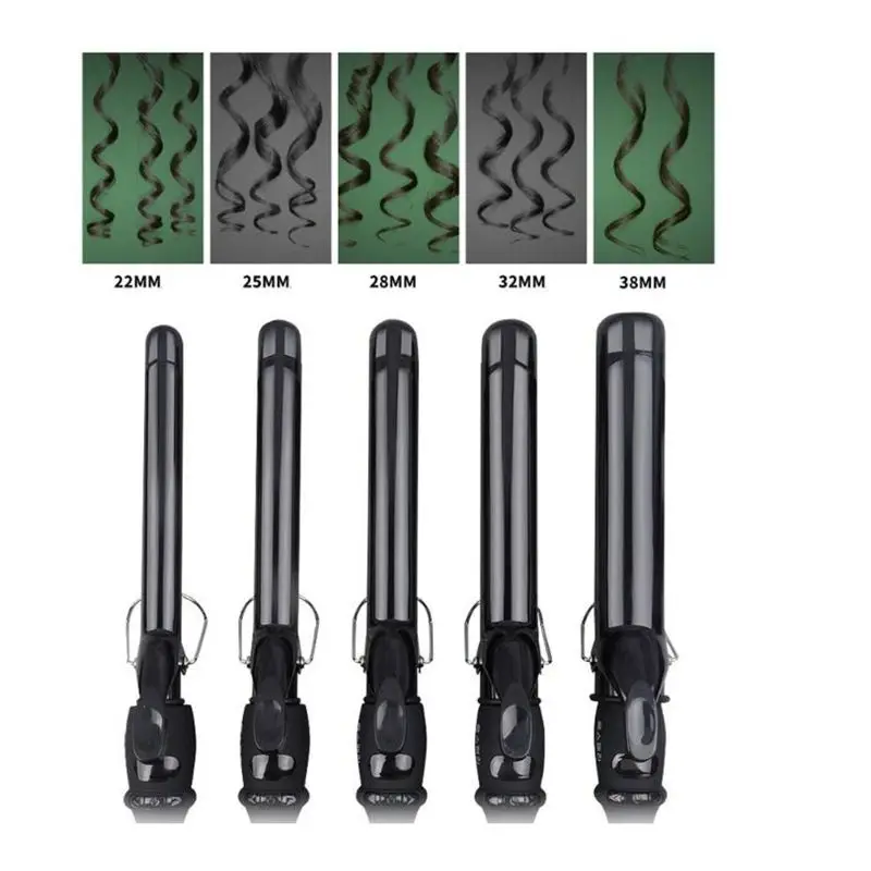 

Professional LCD temperature adjustment curling iron curling iron curling iron curling iron beauty styling tool