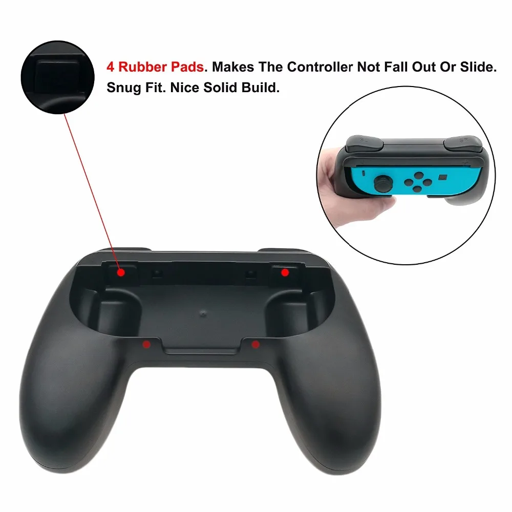 Игровые аксессуары держатель NS Joycon Удлиненная ручка кронштейн контроллер захват