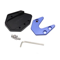 motorcycle cnc foot side stand pad plate kickstand enlarger support extension for honda forza 300 2018 2019 2020
