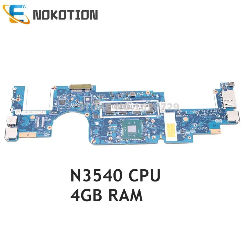 Материнская плата NOKOTION agenu1 NM-A201 для ноутбука Lenovo Yoga 2 11 6 дюйма SR1YW N3540 процессор 4G