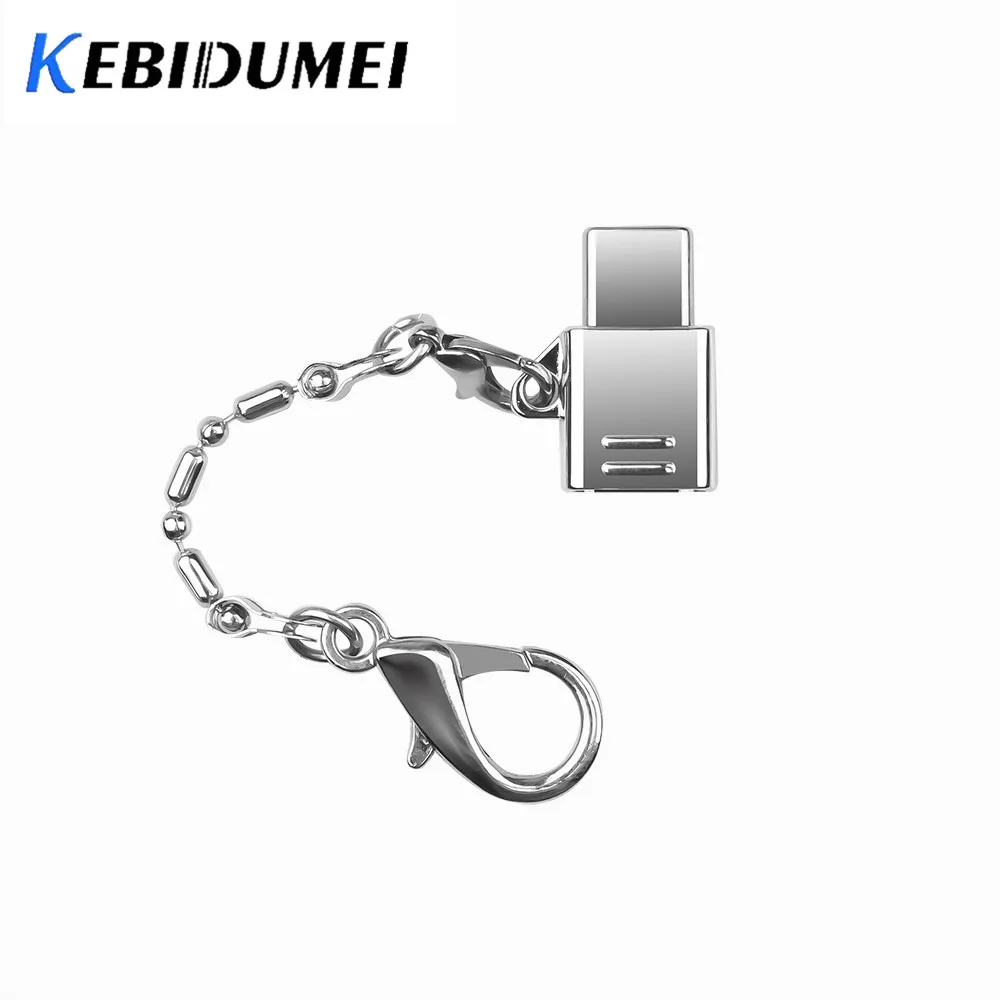 Kebidumei мини микро USB 2 0 Женский к 3 1 Тип C Мужской кабель адаптер Φ OTG Type конвертер