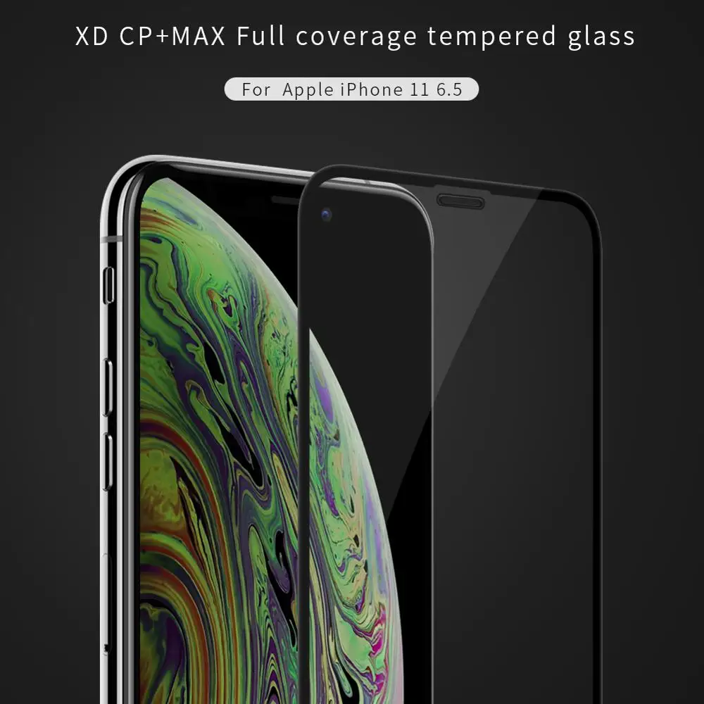for iPhone 11 Xr 8 7 SE2 Tempered Glass Nillkin XD Full Coverage 3D Safety Glass for iPhone 11 Pro Max X Xs Max 8 7 Plus SE 2020
