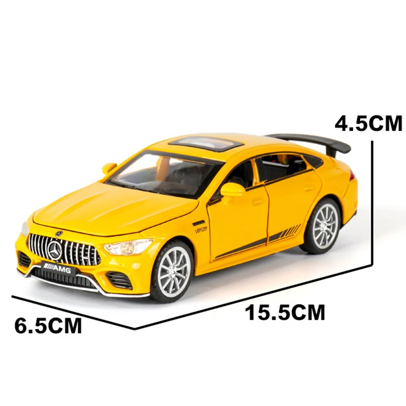 1:32 Высокая симитация AMG GT63S спортивный автомобиль литая под давлением модель