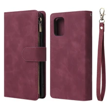 Leather Wallet Zipper for Samsung A52 2021 Case A 52 S A72 A32 A22 A 12 32 42 72 A82 A52S 5G Flip Cover for Samsung Galaxy A21S