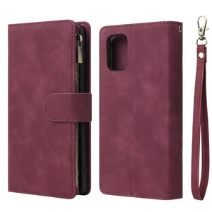 leather wallet zipper for samsung a52 2021 case a 52 s a72 a32 a22 a 12 32 42 72 a82 a52s 5g flip cover for samsung galaxy a21s free global shipping