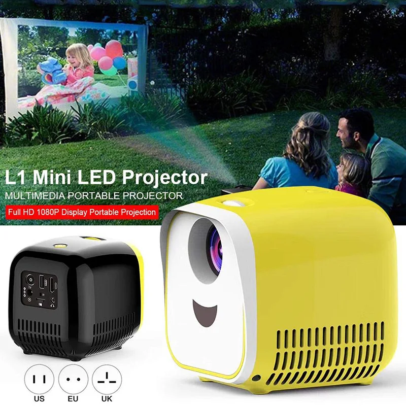 

Mini Projector Smart Portable 1080P Full High Definition LED Movie Projector Home Theater