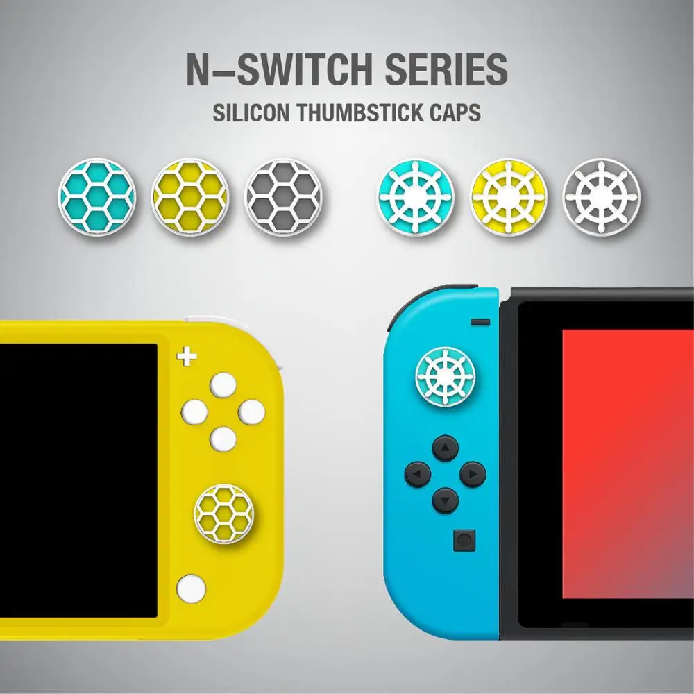 2 шт. съемная Силиконовая накладка на кнопки для джойстика Nintendo Switch Joy Con и N-Switch Lite |