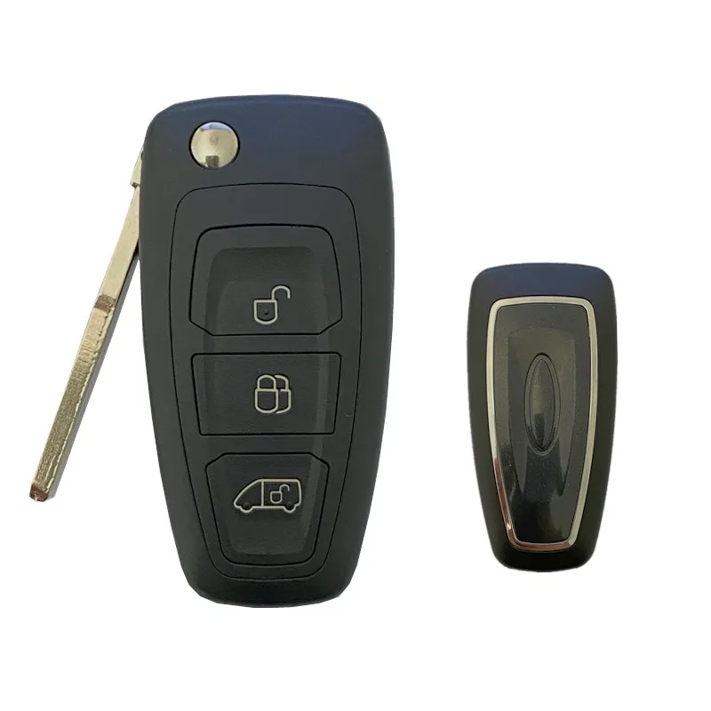 Фото CN018057 для Ford Transit /Transit Custom 2014-2016 433MHZ 63 Chip 3-кнопочный флип-пульт дистанционного управления №4