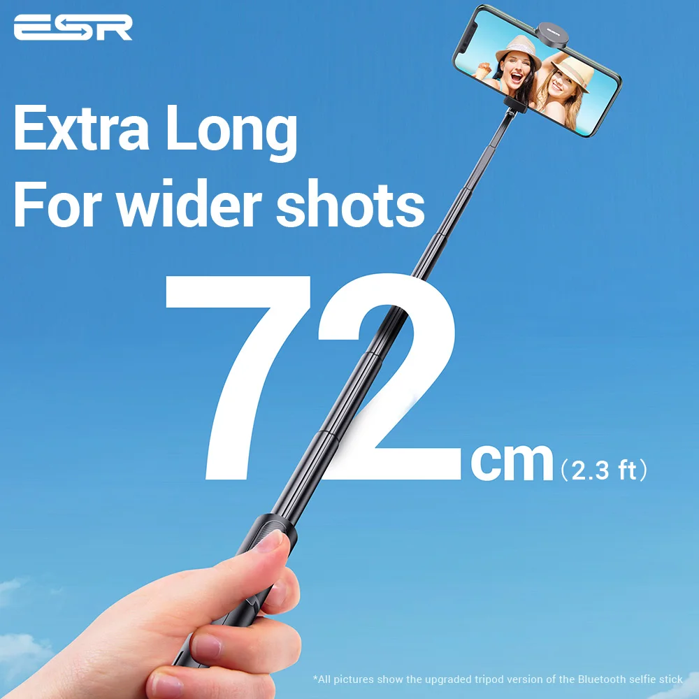 Беспроводная Bluetooth селфи палка ESR мини штатив монопод с дистанционным