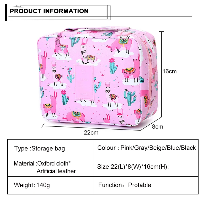 Многофункциональная дорожная моющаяся сумка для хранения женские косметички с