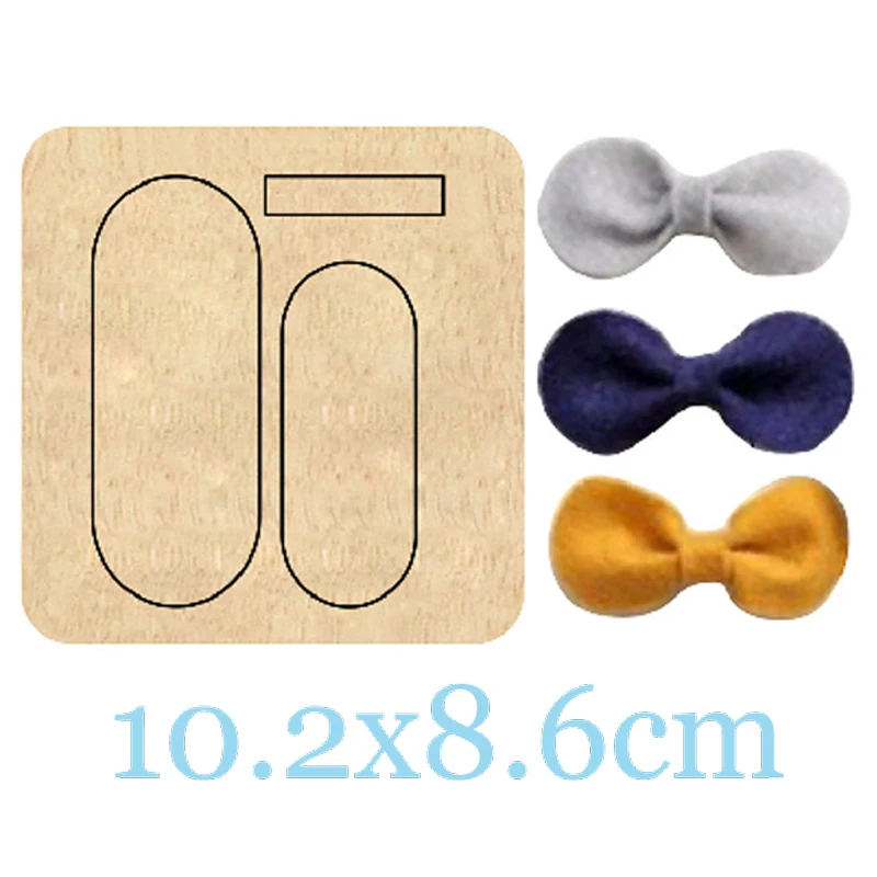 

Bow Hairpin Wood Die Scrapbooking Cutting Dies&Wooden Dies Suitable for Common Die Cutting Machines on the Market 2020 New