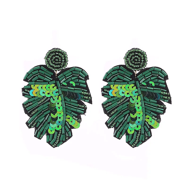 E1249 Green Sehuoran, серьги с кисточками в виде большого ангела для женщин, Эффектные серьги с кристаллами, модные ювелирные изделия Oorbellen Brincos - Окраска металла: E1249 Green