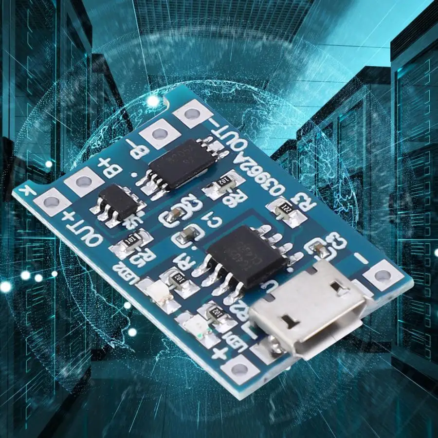 10 шт. плата для зарядки аккумуляторов 5 в 1 А Micro USB 18650 LiPo модуль зарядного