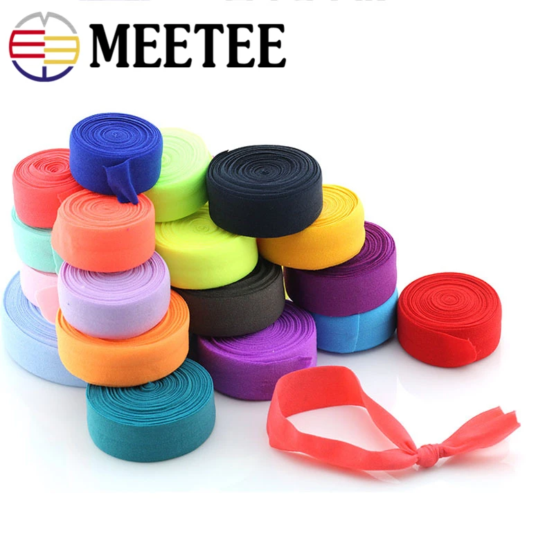 10/20 метров Meetee эластичные ленты лента для Переплетения Ленты резиновый пояс