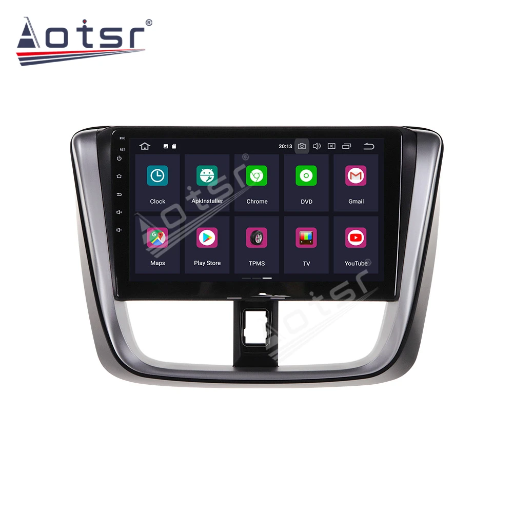 

For Toyota Vios/Yaris Car GPS Navigation Screen Multimedia Player Android 10.0 4G 64GB PX6 Auto Stereo Head Unit Video Audio IPS