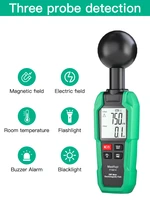 fuyi emf meter detector with 3 chips for 360%c2%b0 measurement radiation detector electric magnetic field detection ghost hunting