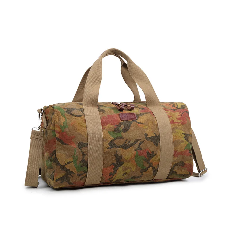 

New Camouflage Men's Bags Canvas Sloping Hand-held Large-capacity Travel Bags