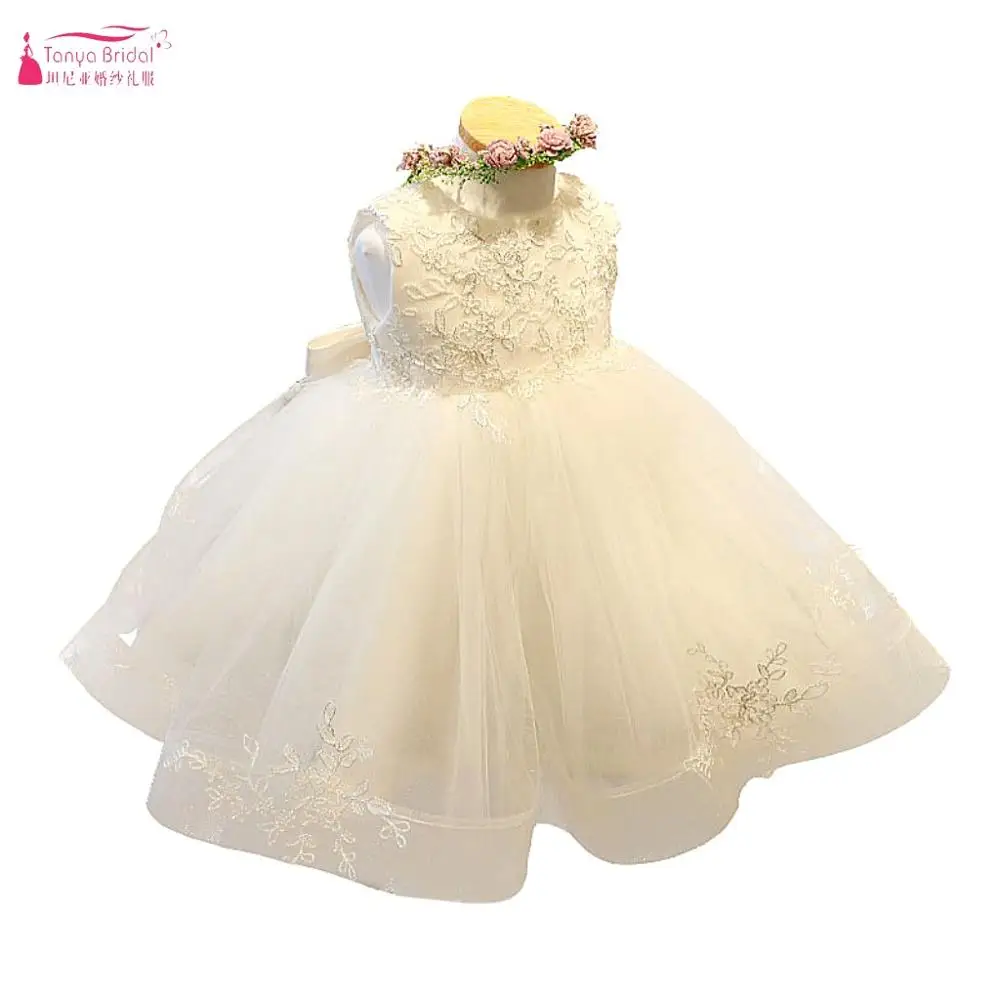Красивое бальное платье платья для девочек с цветочным рисунком маленькой