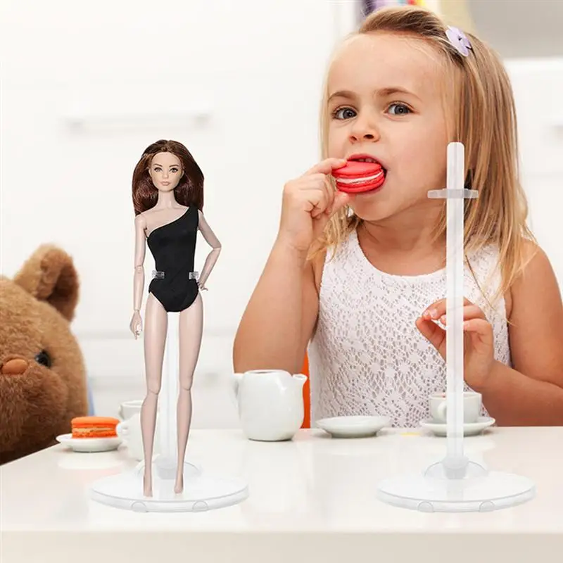 

15Pcs Doll Holding Stands Doll Supports Display Racks Transparent Racks Figure Display Holder Toy Model Accessories For Dolls