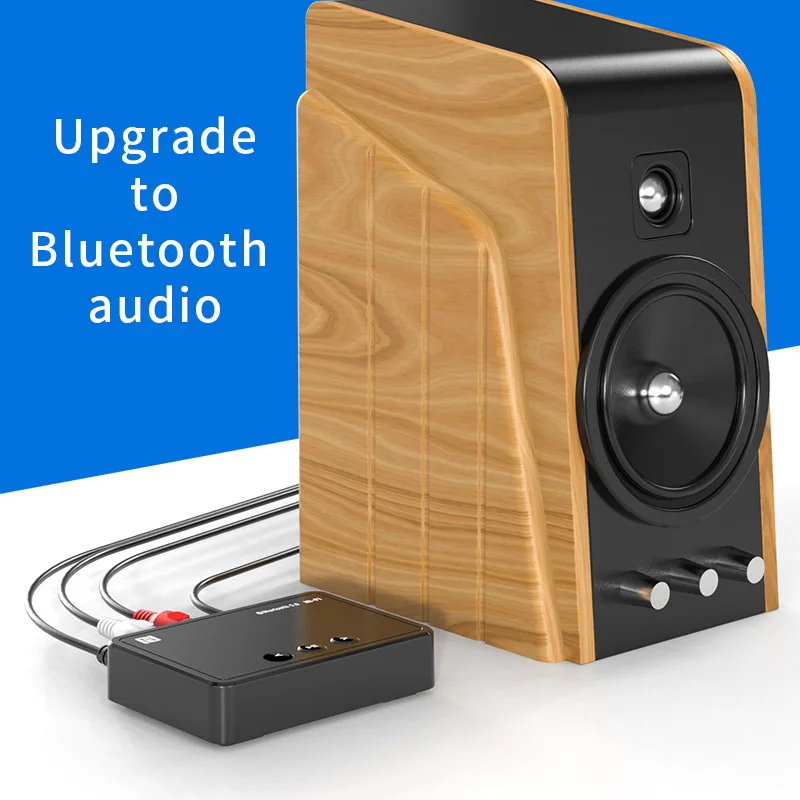 NFC Bluetooth 5 0 RCA аудио приемник 3 мм AUX разъем беспроводной адаптер с управлением