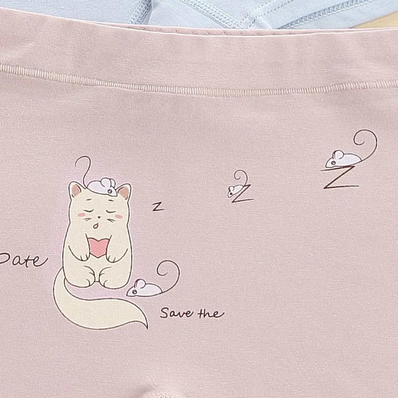 Новые детские трусы боксеры для девочек с мультяшным рисунком детское нижнее