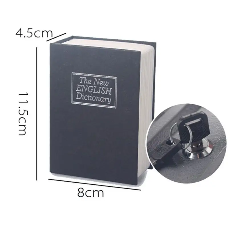 Сейф для хранения монет секретная книга секретный сейф блокировка монет|Копилки