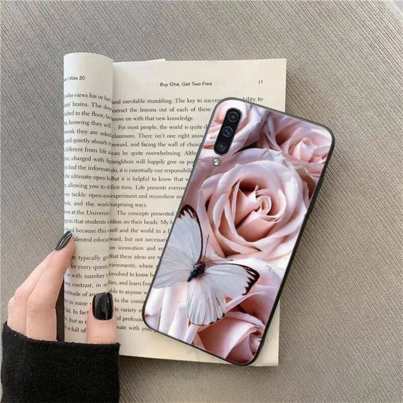 

Beautiful red rose flower Phone Case For Samsung galaxy S 9 10 20 A 10 21 30 31 40 50 51 71 s note 20 j 4 2018 plus