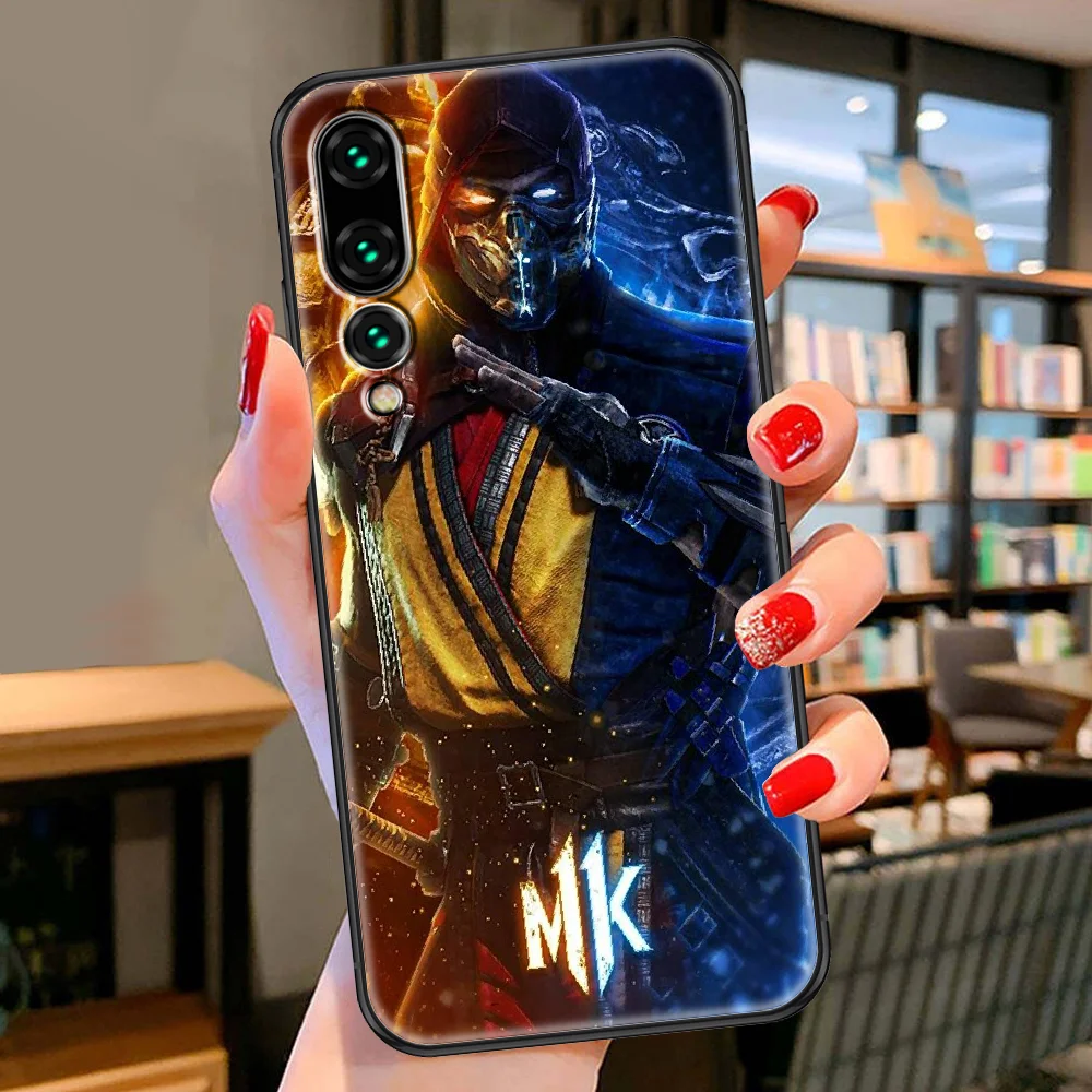 Чехол для телефона Mortal Kombat Huawei P Mate P10 P20 P30 P40 10 20 Smart Z Pro Lite 2019 черный силиконовый