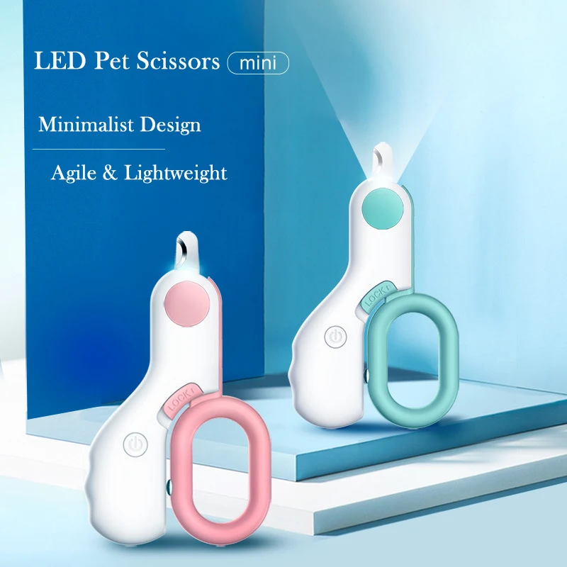 

Машинка для стрижки когтей для домашних питомцев со светодиодный светильник кой